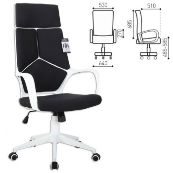 Кресло офисное BRABIX Prime EX-515 (черная ткань) в Шайдурово - shajdurovo.mebel54.com | фото