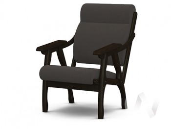 Кресло Вега-10 (венге лак/ULTRA GRAFIT) в Шайдурово - shajdurovo.mebel54.com | фото