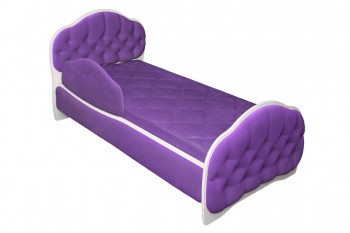 Кровать 180 Гармония 32 Фиолетовый (мягкий бортик) в Шайдурово - shajdurovo.mebel54.com | фото