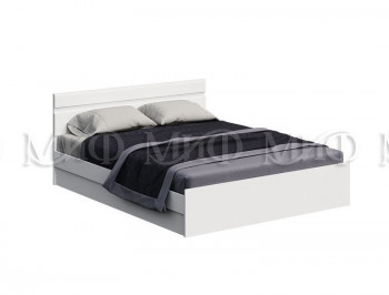 Кровать с подъемным механизмом Нэнси New 1,4м (Белый/белый глянец) в Шайдурово - shajdurovo.mebel54.com | фото