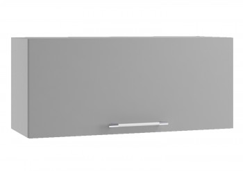 Норд ШВГ 800 Шкаф верхний горизонтальный (Софт смок/корпус Белый) в Шайдурово - shajdurovo.mebel54.com | фото